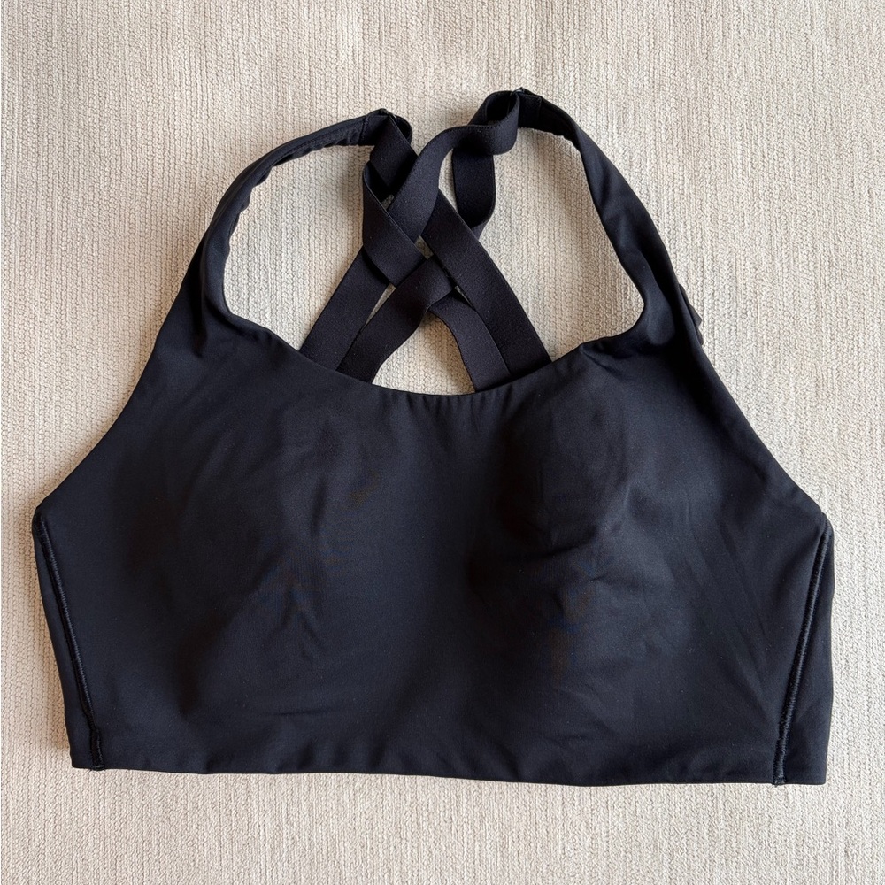 Lululemon Energy High Support Bra Size
34DD Color Black Like New
Condition
